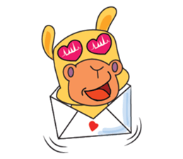 Funny and Adorable Giraffe sticker #14693311