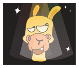 Funny and Adorable Giraffe sticker #14693315