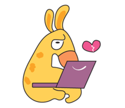 Funny and Adorable Giraffe sticker #14693319