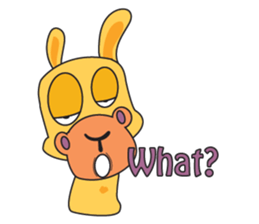 Funny and Adorable Giraffe sticker #14693328