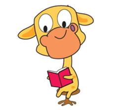 Funny and Adorable Giraffe sticker #14693333