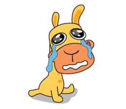 Funny and Adorable Giraffe sticker #14693337