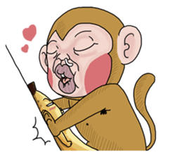 Goodman shin's Monkeys account sticker #14693941