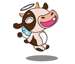 The Lovely Dairy Cow sticker #14694358