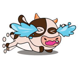 The Lovely Dairy Cow sticker #14694359