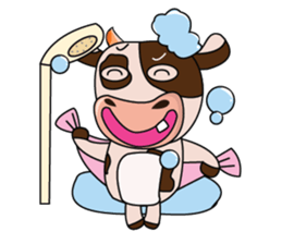 The Lovely Dairy Cow sticker #14694361