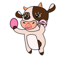 The Lovely Dairy Cow sticker #14694363