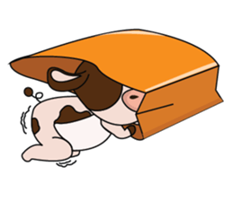 The Lovely Dairy Cow sticker #14694364