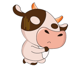 The Lovely Dairy Cow sticker #14694365