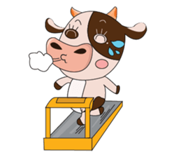 The Lovely Dairy Cow sticker #14694366