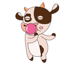 The Lovely Dairy Cow sticker #14694367