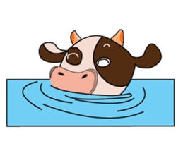 The Lovely Dairy Cow sticker #14694368