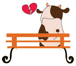 The Lovely Dairy Cow sticker #14694369