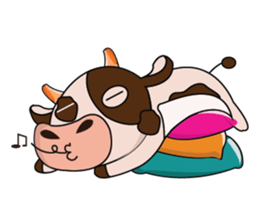 The Lovely Dairy Cow sticker #14694370