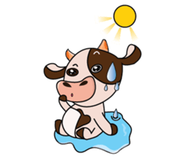 The Lovely Dairy Cow sticker #14694372