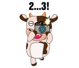 The Lovely Dairy Cow sticker #14694373