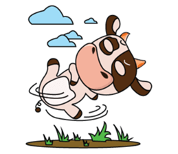 The Lovely Dairy Cow sticker #14694374