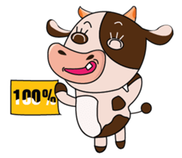 The Lovely Dairy Cow sticker #14694376