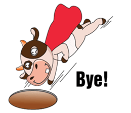 The Lovely Dairy Cow sticker #14694378