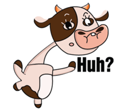 The Lovely Dairy Cow sticker #14694380