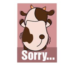 The Lovely Dairy Cow sticker #14694381