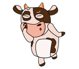 The Lovely Dairy Cow sticker #14694382