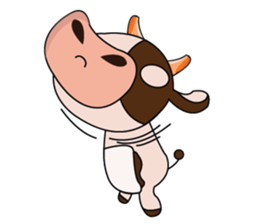 The Lovely Dairy Cow sticker #14694385