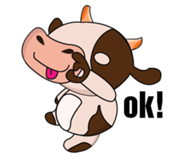 The Lovely Dairy Cow sticker #14694386