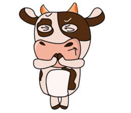 The Lovely Dairy Cow sticker #14694388