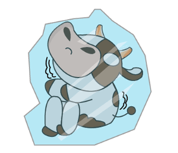 The Lovely Dairy Cow sticker #14694392