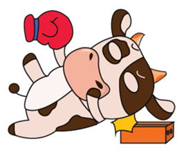 The Lovely Dairy Cow sticker #14694394