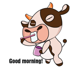 The Lovely Dairy Cow sticker #14694395