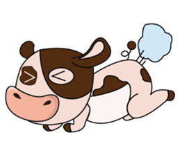 The Lovely Dairy Cow sticker #14694396