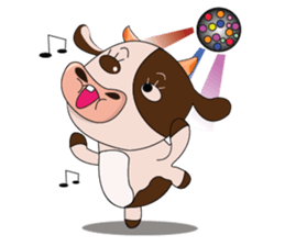 The Lovely Dairy Cow sticker #14694397