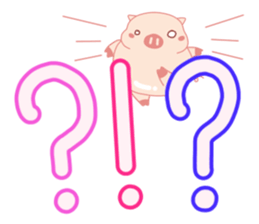 Big Messages with My Cute Lovely Pig sticker #14694646