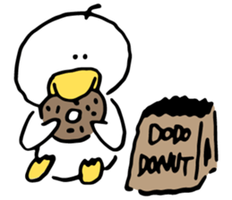 stupid duck 03 sticker #14695254