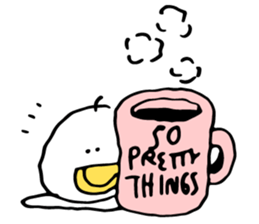 stupid duck 03 sticker #14695259