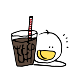 stupid duck 03 sticker #14695260