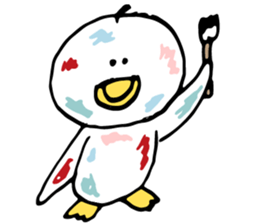 stupid duck 03 sticker #14695262