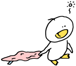 stupid duck 03 sticker #14695264