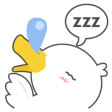 DUCKY The Cute White Duck sticker #14695369