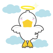 DUCKY The Cute White Duck sticker #14695372