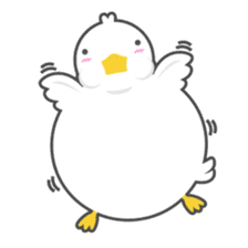 DUCKY The Cute White Duck sticker #14695379