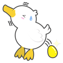DUCKY The Cute White Duck sticker #14695381