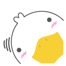 DUCKY The Cute White Duck sticker #14695382