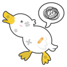 DUCKY The Cute White Duck sticker #14695387