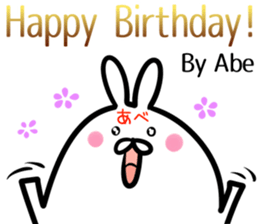 Abe Sticker! sticker #14695511