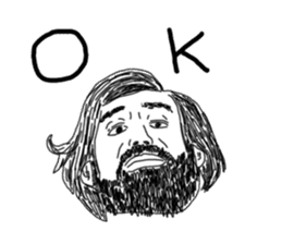 Uncle bona sera with his funny friends 2 sticker #14696338