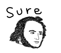 Uncle bona sera with his funny friends 2 sticker #14696339