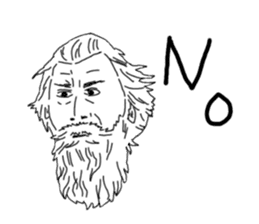 Uncle bona sera with his funny friends 2 sticker #14696341